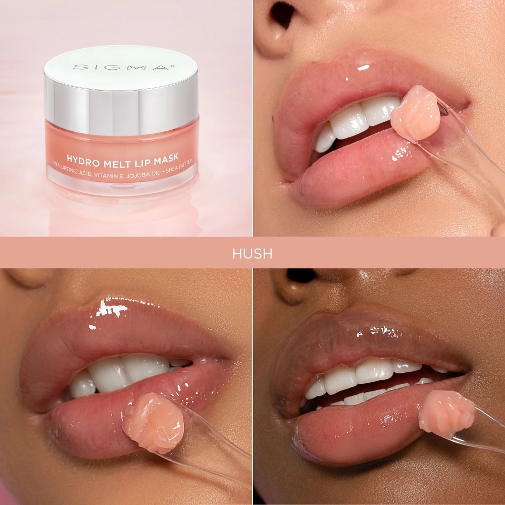 Sigma Beauty Hydro Melt Lip Mask in the color "Hush" NIB